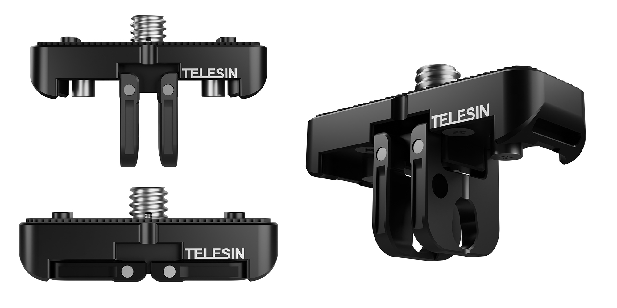 Adapter montażowy Telesin S7-JBK-05 do kamer Insta360 X4 na system GoPro